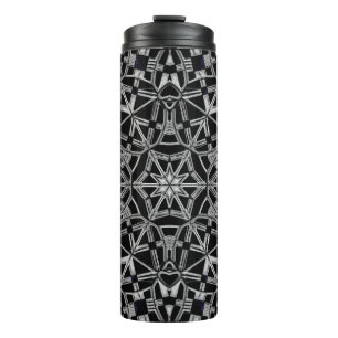 Industrielles Mandala Thermosbecher