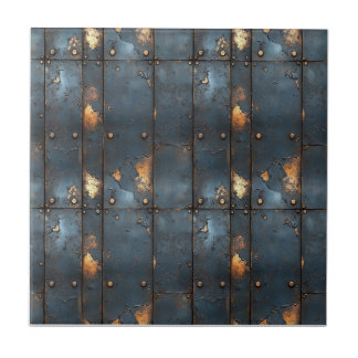 Industriemetall rustikal fliese