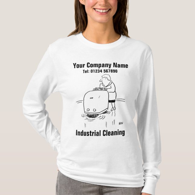 Industriereinigung oder Kommerzielle Reinigung T-Shirt (Vorderseite)