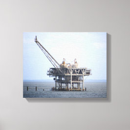Industrieschwalbe in der Farbe des Golfs 11x14 Leinwanddruck