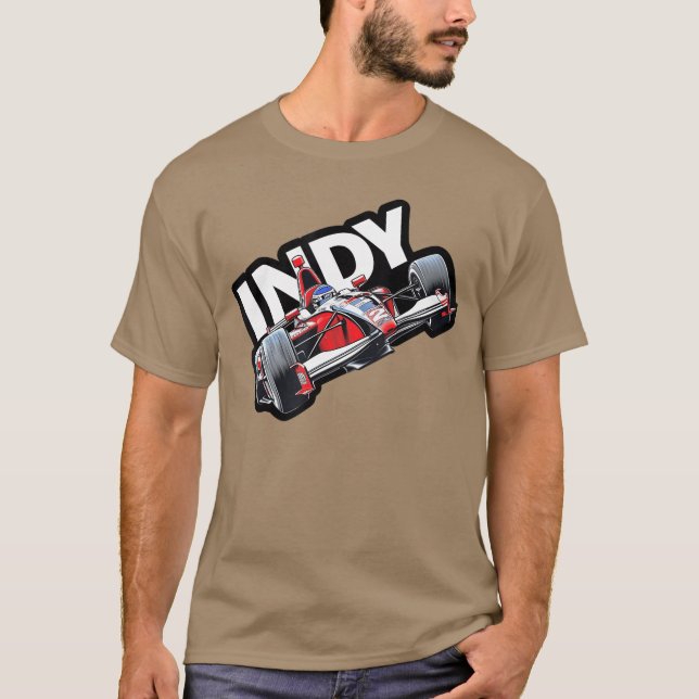 Indy Indianapolis Indiana Racing s Motorsports Rac T-Shirt (Vorderseite)