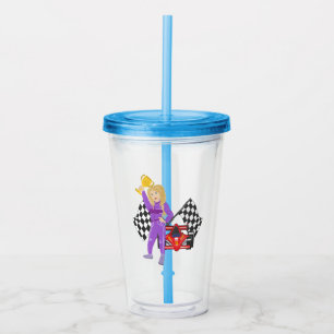 Indycar Race Chick Acryltrinkbecher