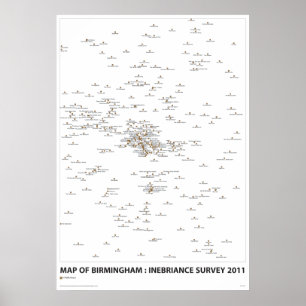 INEBRIANCE ÜBERSICHT Karte Poster