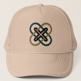 Ineinandergreifender X Trucker Hut Truckerkappe