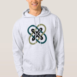 Ineinandergreifendes X Herren Kapuzenpullover Hoodie