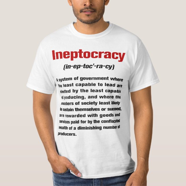 Ineptocracy Definitions-T - Shirt (Vorderseite)