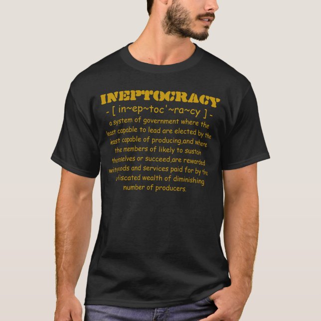 Ineptocracy Definitions-T - Shirts u. Shirts (Vorderseite)