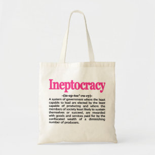 Ineptocracy Definitions-Tasche Tragetasche