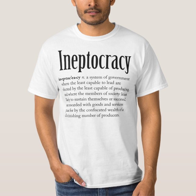 Ineptocracy T-Shirt (Vorderseite)