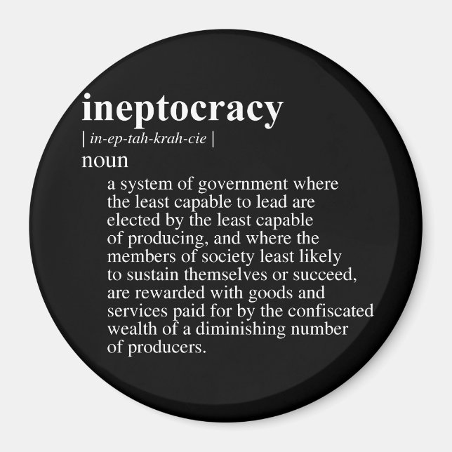 Ineptokratie Definition.png Magnet (Vorne)