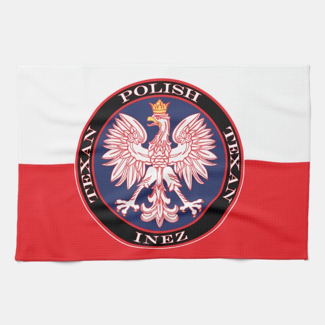 Inez Polish Texan Geschirrtuch (Horizontal)
