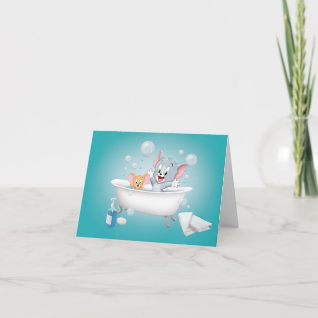 Infant Tom and Jerry Taking a Bath (Vorderseite)