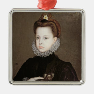 Infanta-Isabella Clara Eugenia Silbernes Ornament