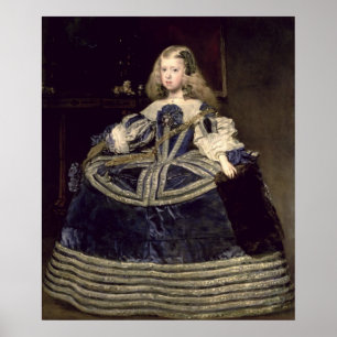Infanta Margarita in Blau, 1659 Poster