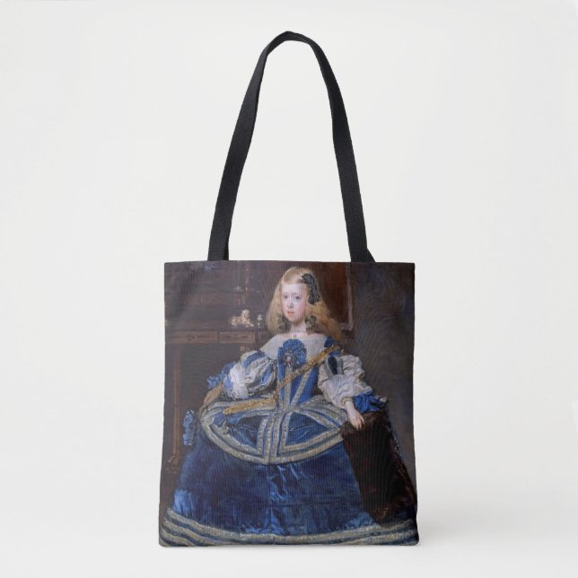 Infanta Margarita Teresa Blue Dress, Velazquez Tasche (Vorderseite)