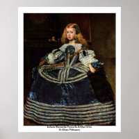 Infanta Margarita Teresa in einem blauen Kleid
