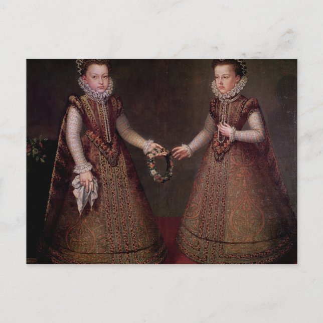 Infantas Isabella Clara Eugenia Postkarte (Vorderseite)