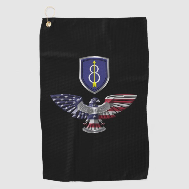 Infanterie-Division "Pathfinder Eagle" Golfhandtuch (Vorderseite)