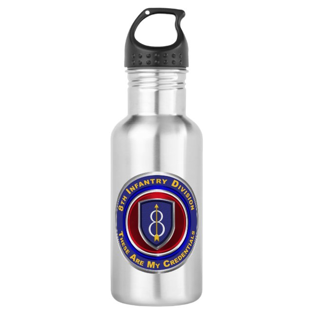 Infanterie-Division "Pathfinder"  Edelstahlflasche (Vorderseite)