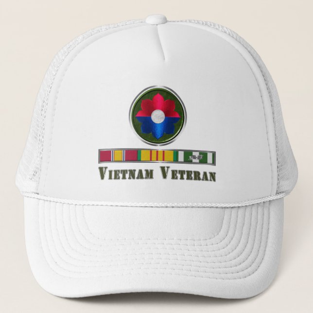 Infanterie Division Vietnam Veteran Truckerkappe (Vorderseite)