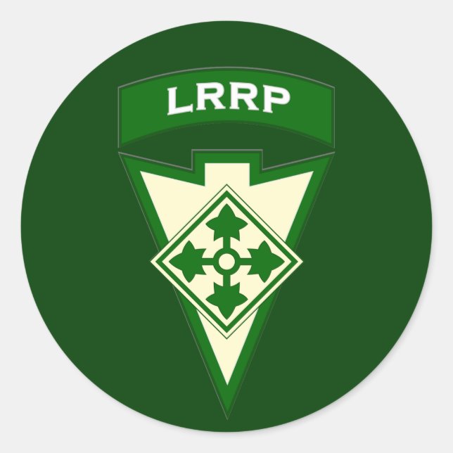 Infanterie LRRP Recondo Taschenpflaster Aufkleber  (Vorderseite)