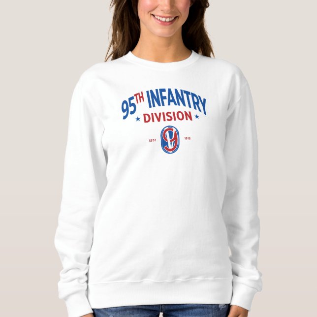 Infanterieabteilung "Iron Men of Metz" Frauen Sweatshirt (Vorderseite)