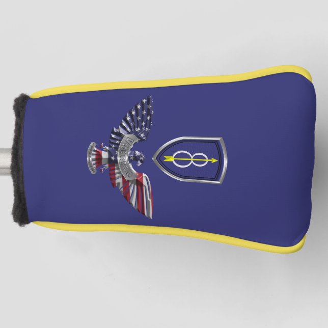 Infanterieabteilung "Pathfinder Eagle" Golf Headcover (Vorderseite)