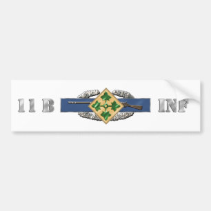 Infanteriedivision 11B 4. Autoaufkleber