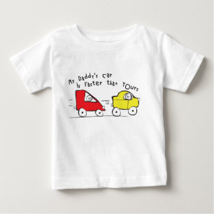 Infantile le T-shirt la voiture de mon papa est