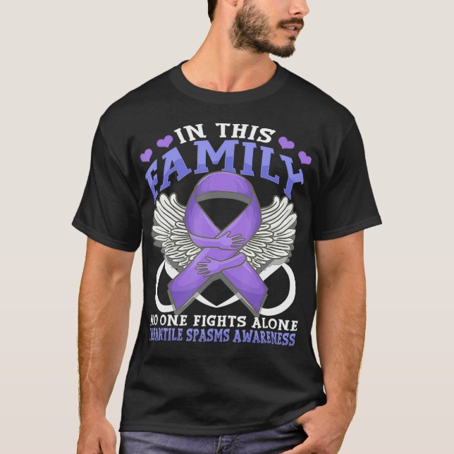 Infantile Spasmen Bewusstsein Infantile Epilepsie T-Shirt (Vorderseite)