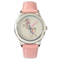 Infantile Uhr Pferd