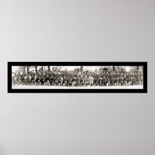 Infantrymen Rifles WWI Foto 1917 Poster