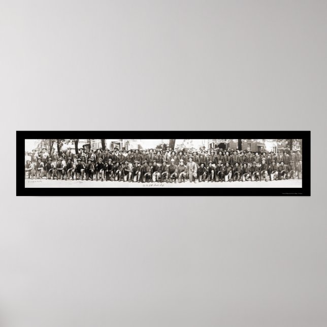Infantrymen Rifles WWI Foto 1917 Poster (Vorne)
