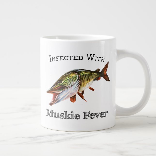 Infektion mit der Muskie-Fieber Jumbo-Tasse (Rechts)