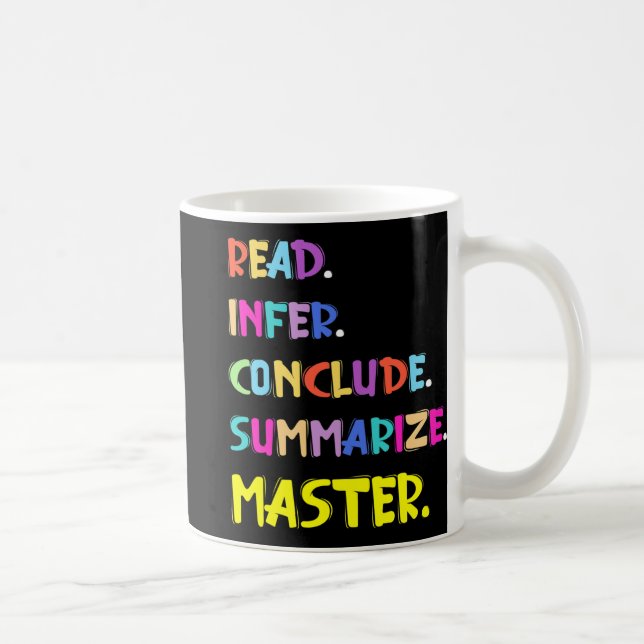 Infer Concluge Summarize Master Teachers Test Day Kaffeetasse (Rechts)