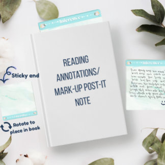 Inference Acrylic Reading Annotation Post-it Note