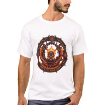 Inferno Crest T-Shirt – Demonic Emblem of Fire
