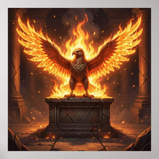 Inferno des mythischen Wächters Poster (Vorne)