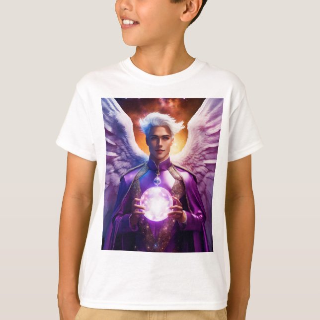Inferno Equeror: Epic Devil Angel Esports Logo. T-Shirt (Vorderseite)