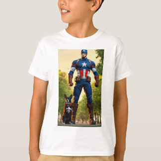 Inferno Guardian majestätischer Cartoon T-Shirt