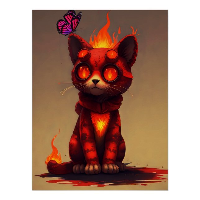 Inferno Kitty Poster (Vorderseite)