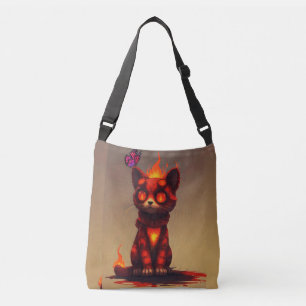 Inferno Kitty Tragetaschen Mit Langen Trägern