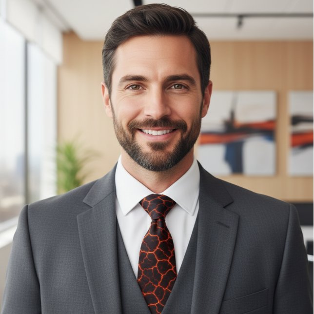 Inferno Lava Flow Krawatte (Von Creator hochgeladen)