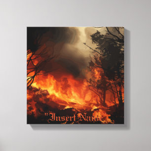 Inferno Leinwanddruck