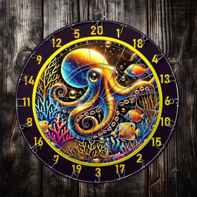 Inferno Octopus Dartboard Dartscheibe (Von Creator hochgeladen)
