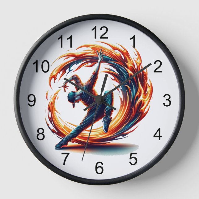 Inferno Spin - Den Geist des Breakdance Uhr (Vorderseite)