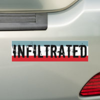 Infiltrierter Autoaufkleber