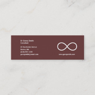 Infini - carte de visite de scientifique