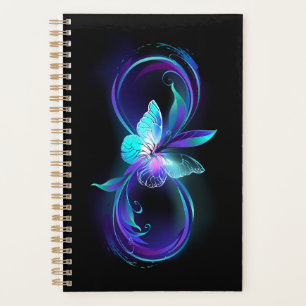 Infinité brillante avec papillon magique