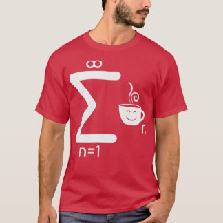 Infinite Coffee Mathe Lover Addicted Sigma Drink C T-Shirt